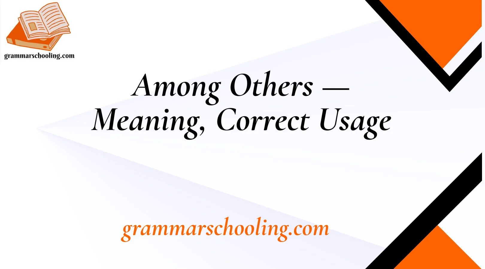 Among Others — Meaning, Correct Usage