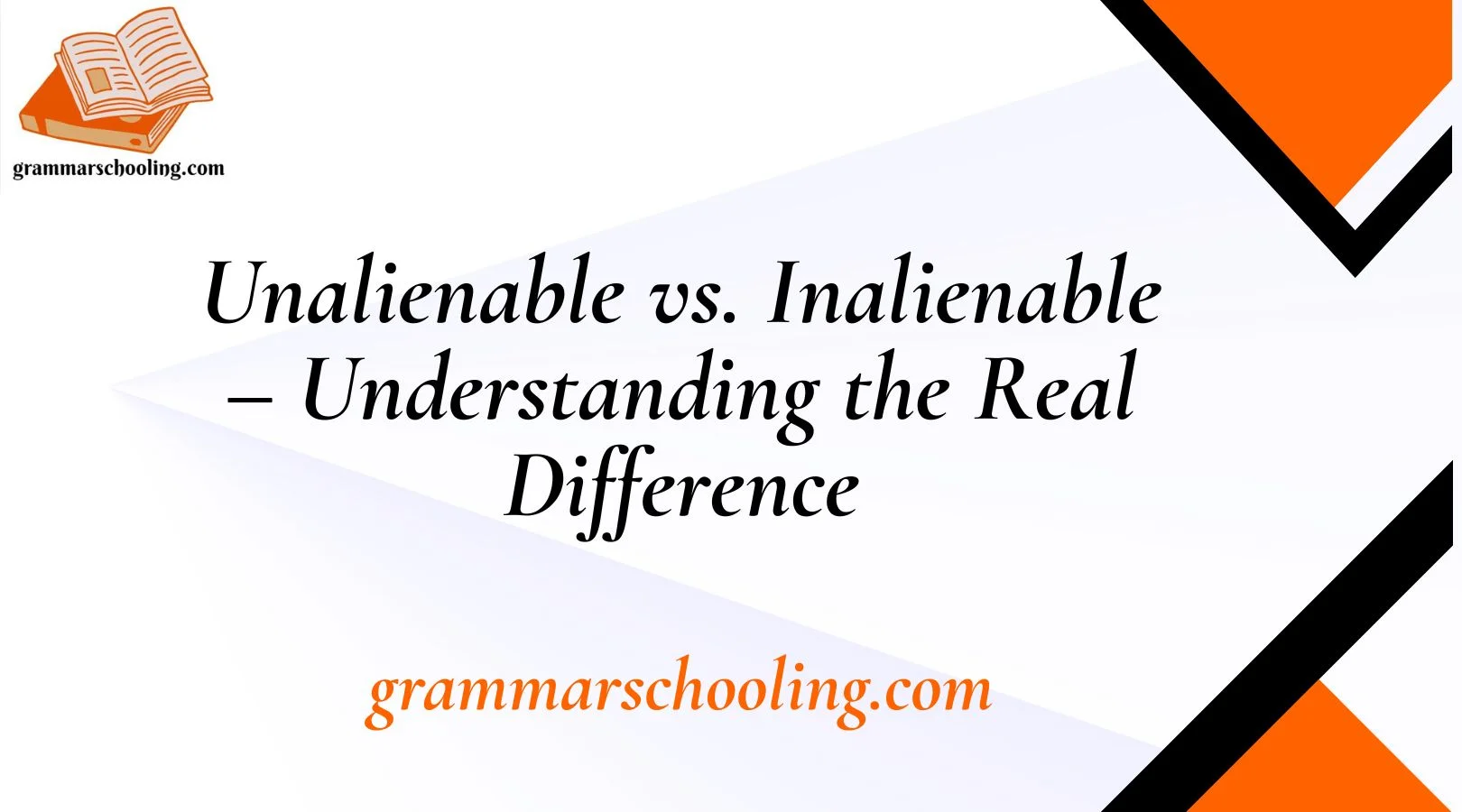 Unalienable vs. Inalienable