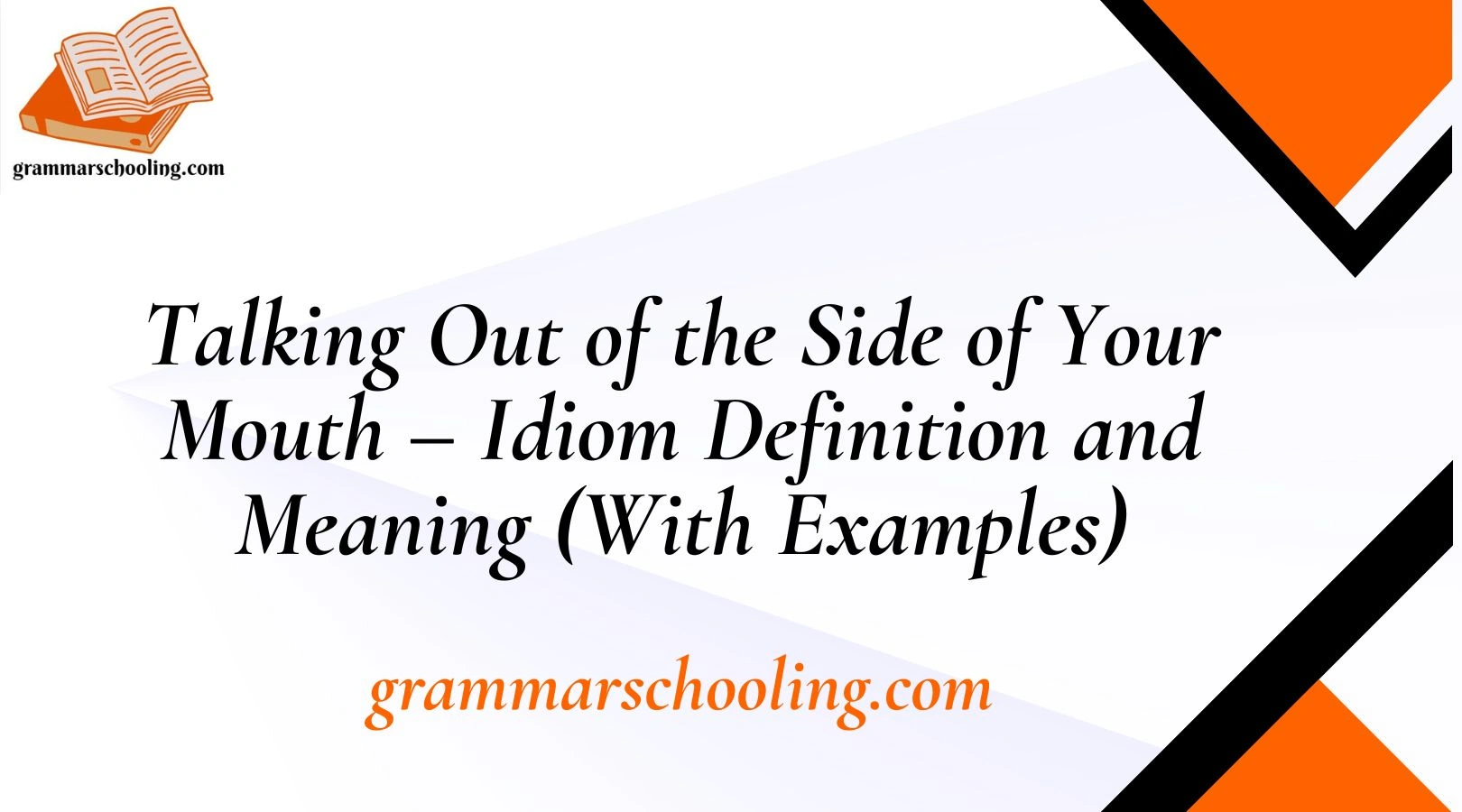 Talking Out of the Side of Your Mouth – Idiom Definition and Meaning (With Examples)