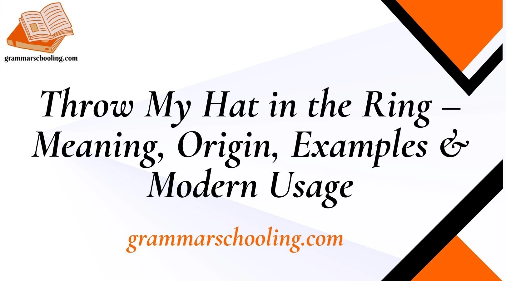 Throw My Hat in the Ring – Meaning, Origin, Examples & Modern Usage
