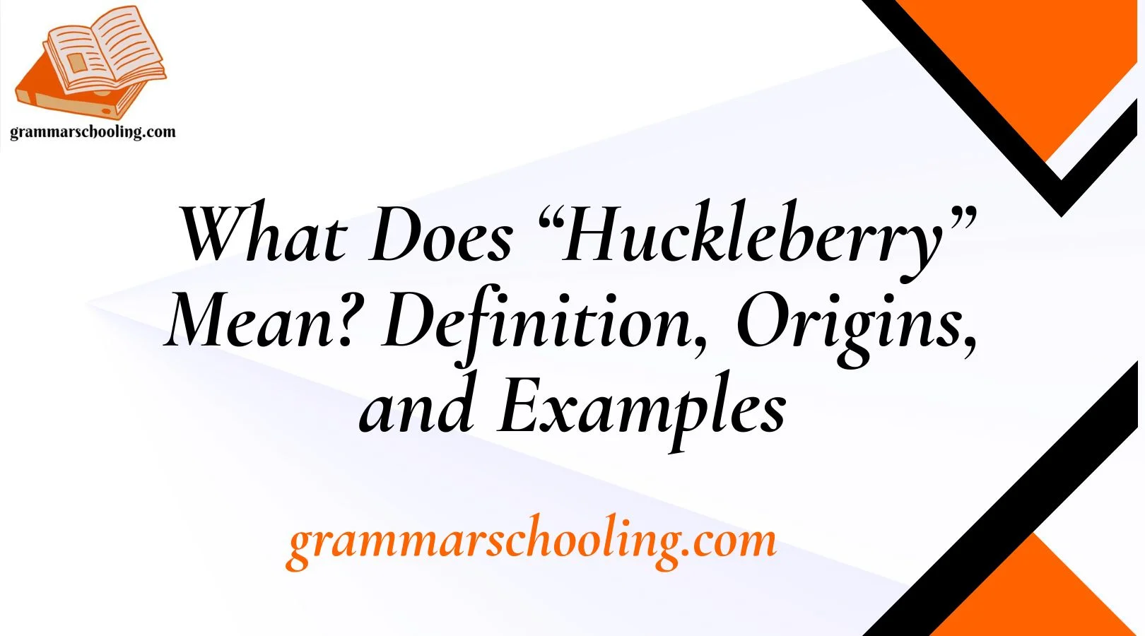 What Does “Huckleberry” Mean? Definition, Origins, and Examples