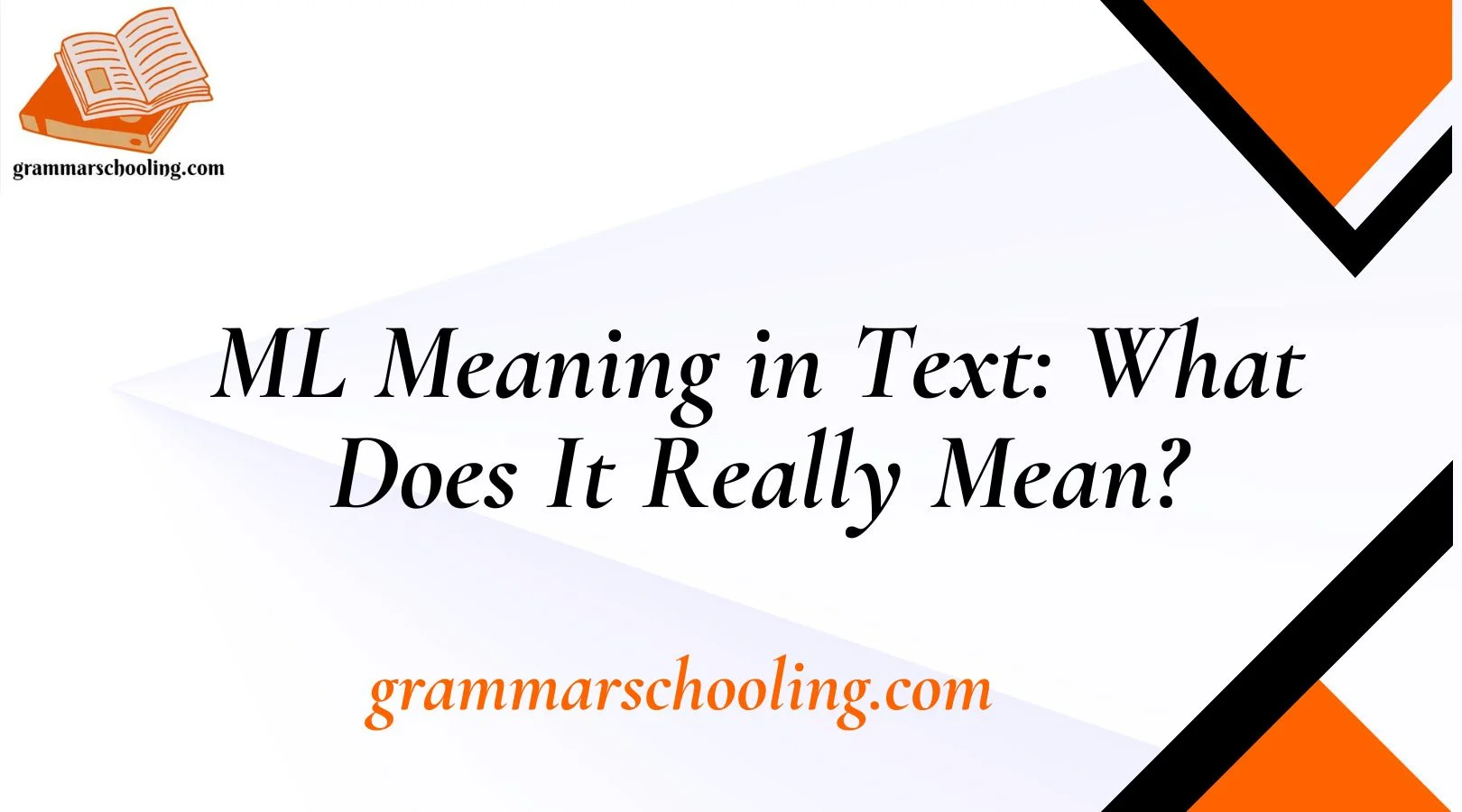 ML Meaning in Text: What Does It Really Mean?