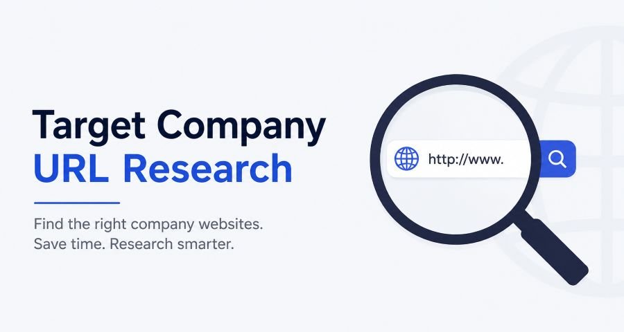 Target Company URL Research