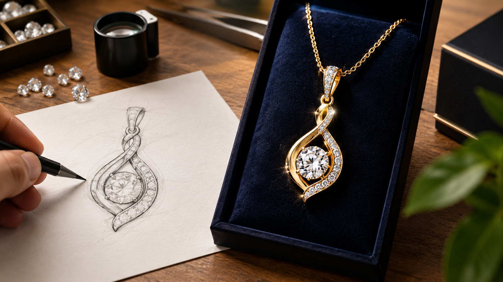 Turn Your Vision Into a Stunning Custom Pendant